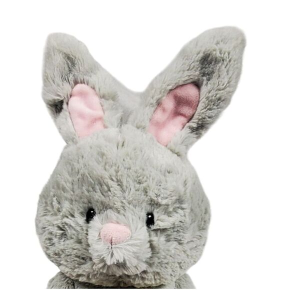Gund Gray Easter Bunny Chick Basket Plush Stuffed Animal Eggs Easter Spring 13" - Picture 5 of 10